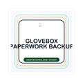 Under $5 Glovebox Paperwork Backup Sticker — Waterproof Vinyl School Routine Decal