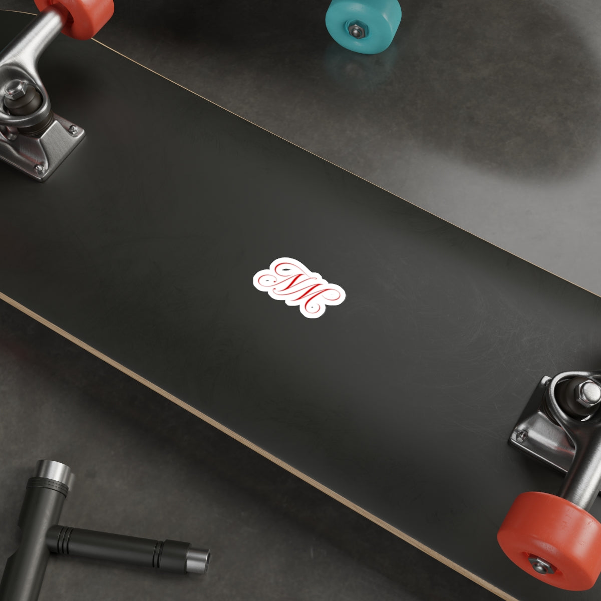 Nathan Management NM Monogram Die-Cut Sticker