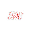 Nathan Management NM Monogram Die-Cut Sticker