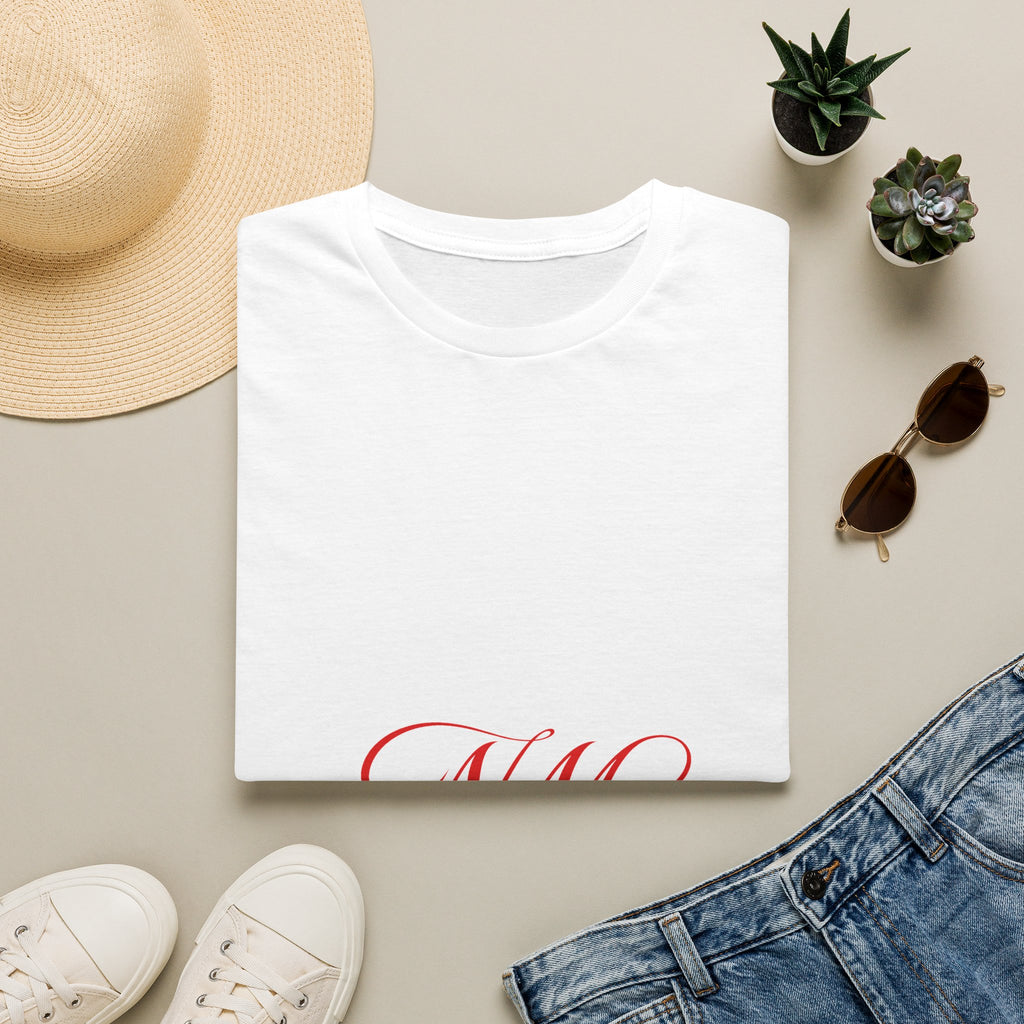 Nathan Management NM Monogram White Tee