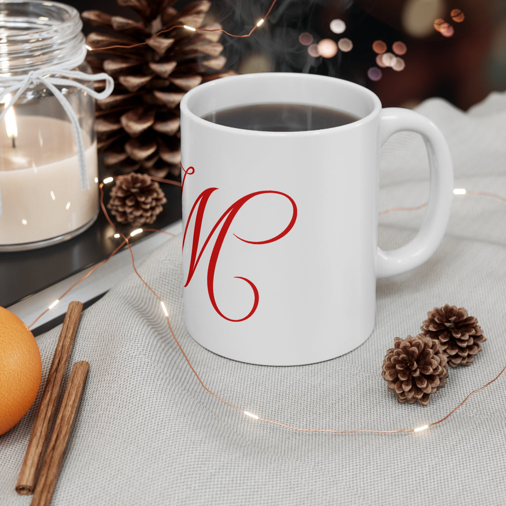 Nathan Management NM Monogram Ceramic Mug